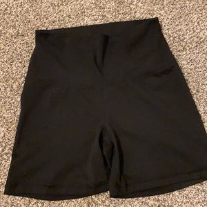 Small, black yogalicious spandex